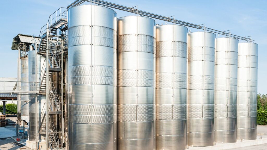 Serbatoi industriali in acciaio al carbonio